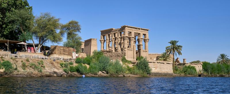 The Kiosk of Trajan on the island of Philae